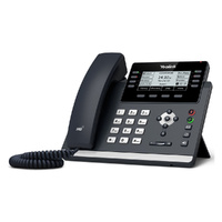 Yealink T43U 12 Line IP phone, 3.7' 360x160 pixel Graphical LCD with backlight, Dual USB Ports, POE Support, Wall Mountable, ( T42S ), 3.7' screen