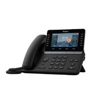 Yealink SIP-T85W IP Phone, 5.5" Color Display, 16 SIP Accounts, HD Voice, Bluetooth 5.0, Wi-Fi 6, Dual USB, PoE, Linux 6.1