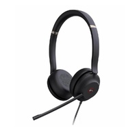 Yealink UH37 Dual MicrosoftTeams Certified USB Wired Headset USB-C/A PROFESSIONAL USB HEADSET Dual Noise-Cancelling, USB-C to USB-A adapter