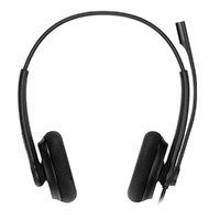Yealink UH34 Lite Dual Teams USB Headset, Lightweight, All Day Wearing Comfort, Ear Wideband Noise Cancelling Microphone, Foamy Ear Cushions, USB-A