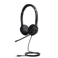 Yealink UH37 Dual USB-C/A USB Wired Headset, UC Dual, USB-C/A, 35mm Speakers, Stereo, HD Audio, 2Mic Noise Killer, RMA ONLY