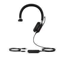Yealink UH38 Mono USB and Bluetooth Headset, USB-C, UC Call Controller, Dual Noise-Canceling Mics, Busy Light, Microsoft Teams & UC Certified