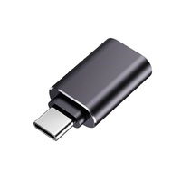 Yealink USB-A to USB-C Adapter, Black