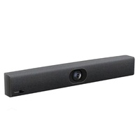 Yealink UVC40-E2 all-in-one USB video bar, for small/huddle rooms, 4K ultra-HD, AI-powered, integrated 8-microphone, plug-and-play