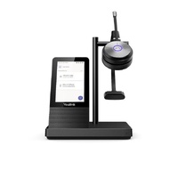 Yealink WH66 Mono Teams DECT Wireless Headset, UC Workstation, HD Voice, 2-Mic Noise Cancellation&330° Adjustable, Leather Ear Cushions, Zoom