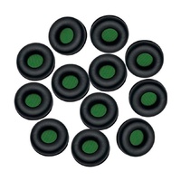 Yealink YHA-LEC34, Replacement Leather Ear Cushion for UH34/YHS34 , 12 PCS, Black