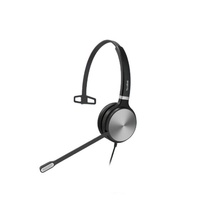 Yealink YHS36 E2 DUAL, Wideband Headset for IP phone, Monaural Ear, RJ9 Headset Jack, Noise-canceling Microphone, Hearing Protection, Leather Ear C.
