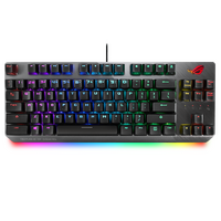 ASUS X802 ROG STRIX SCOPE NX TKL Blue Switch 80% Wired Mechanical RGB Gaming Keyboard for FPS Games, ROG NX Switches, Stealth Key, Aluminium Frame, RG