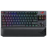 ASUS X807 ROG STRIX SCOPE RX TKL Blue Switch Wireless Deluxe Gaming Keyboard, 80% TKL For FPS Gamers, ROG RX Mechanical Switches, RGB