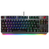 ASUS X801 ROG STRIX SCOPE TKL Deluxe Red Switch Wired Mechanical RGB Gaming Keyboard, Cherry MX Red Switches