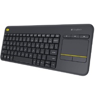 Logitech K400 Plus Wireless Keyboard with Touchpad & Entertainment Media Keys Tiny USB Unifying receiver for HTPC connected TVs ~KBLT-K830BT