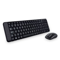 Logitech MK220 Wireless Keyboard & Mouse Combo Much smaller design, same keys 2.4 GHz 128-bit AES encryption Fewer battery hassles