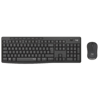 Logitech Mk295 Wireless Silent  Keyboard And Mouse Combo, 2.4ghz Usb Receiver - 1yr Wty