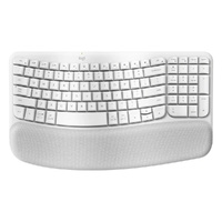 Logitech Ergo Series Wave Keys Wireless Ergonomic Keyboard (Off-white)