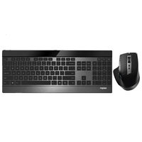 RAPOO 9900M Multi-mode Wireless Ultra-slim Keyboard & Mouse - Bluetooth 4.0, 2.4G Multi-Mode Switch, Ultra-Slim Keys, Adjustable DPI