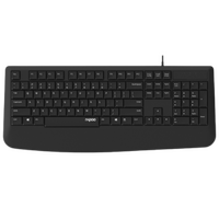 RAPOO NK1900 Wired Keyboard, Entry Level, Laser Carved Keycap, Spill-Resistant, Multimedia Hotkeys ~ NK1800