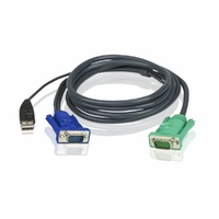 Aten KVM Cable 5m with VGA & USB to 3in1 SPHD to suit CS8xU, CS174x, CS13xx, CS17xxA, CS17xxi CL5xxx, CL58xx