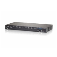 Aten Desktop KVM Switch 16 Port Single Display HDMI w/ audio, 2x Custom KVM Cables Included Only