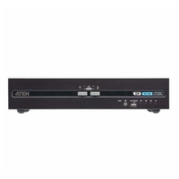 Aten 2-Port USB DisplayPort Dual Display Secure KVM Switch with CAC (PSD PP v4.0 Compliant)