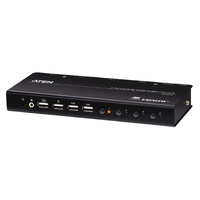 Aten 4-Port USB 4K HDMI KVMP™ Switch (Cables included)