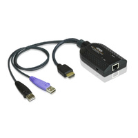 Aten HDMI USB KVM Adapter Cable with Virtual Media & Smart Card Reader Support for KN/KM/KH series