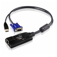 Aten KVM Cable Adapter with RJ45 to VGA & USB to suit KH15xxA, KH25xxA, KL15xxA series