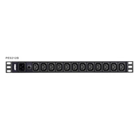 Aten 12-Port 15A Power Distriubiton Unit - Basic PDU, 1U Rackmount Design 12x C13, Overload protection