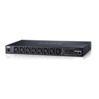 Aten 8 Port 1U 16A Smart PDU with Outlet level metering and outlet control, 7xC13 + 1xC19 Outlets (PE8208G)