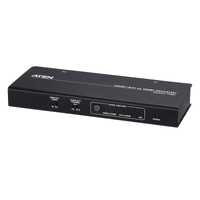 Aten 4K HDMI/DVI to HDMI Converter with Audio De-Embedder, supports ARC and DVI + Audio In to HDMI conversion, analog audio out and digital audio out