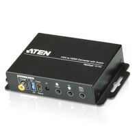 Aten Professional Converter VGA & 3.5mm Audio to HDMI Converter with Scaler