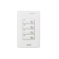 Aten VPK104 4-Key Contact Closure Remote Pad for VP1420/VP1421 Presentation Matrix Switches. Led lights, Engraved button