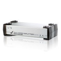 Aten Video Splitter 4 Port DVI Video Splitter w/ Audio, 1920x1200@60Hz, Cascadable to 3 Levels (Up to 64 Outputs)