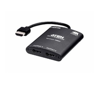 Aten Video Splitter 2 Port HDMI True 4K Compact Splitter, USB powered, auto-downscaling feature,