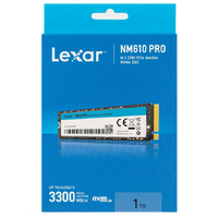 Lexar LNM610P001T-RNNNG 1TB M.2 2280 PCIe Gen3x4 NVMe SSD, up to 3300MB/s read, 2600MB/s write