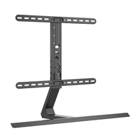 Brateck Contemporary Aluminum Pedestal Tabletop TV Stand Fit 37'-75' TV Up to 40kg