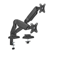 Brateck Dual Monitor Interactive Counterbalance LCD VESA Desk Clamp and Grommet Mount Fit most 17''-32'' Monitors Up to 9kg per screen