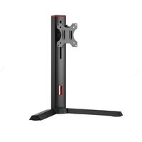 Brateck Single Screen Classic Pro Gaming Monitor Stand Fit Most 17'-32' Monitor Up to 8kg Screen - Red Colour VESA 75x75/100x100 (LS)