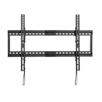 BrateckTilt TV Wall Mount For 37'-80' up to 75KG, VESA Compatible: 150x100,200x100,150x150,200x200,300x200,200x400,600x300,600x400 Fine Texture Black