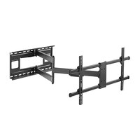 Brateck Extra Long Arm Full-Motion TV Wall Mount For Most 43'-80' Flat Panel TVs Up to 50kg