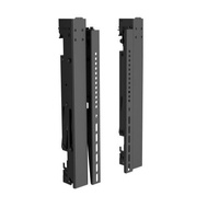 Brateck LVW06 Video Wall Mount Arm in Pair, Lload Capacity of 70kg/154lbs and allows VESA 200x200, 400x200, 300x300, 400x400,  Max. 1000x400. Black