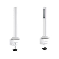 Brateck Slatwall Desk Mounting Pole,Work with Slatwall Panel for Creating Desk-Mounted Slat Wall System( Two poles included) (LS)