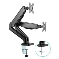 mbeat  activiva ErgoLife Dual Monitor Screen Steel Gas Spring Monitor Arm Built-in Spring Tension Cable Management Net Weight	4kg