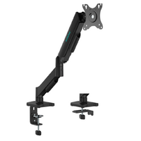 mbeat® Activiva Ergolife Single-Screen Gas Spring Monitor Arm allows you to smoothly adjust the height angle and tilt of your screen with minimal