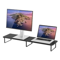 mbeat® activiva Black Dual Monitor Riser Dimensions:1000mm × 260mm × 122mm Fit Screen Size:13'~32' Package Weight:3.5kg