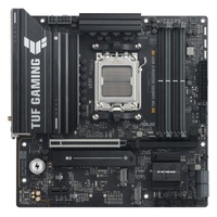 ASUS AMD B650EM TUF GAMING B650EM-E WIFI (AM5) Micro-ATX Motherboard  4x DDR5 256GB, 1x PCIe 4.0 x16 slot, 3 x M.2 slots, 4 x SATA, Wi-Fi 6