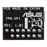 ASUS TPM-SPI TPM Chip, Improve Your Computer's Security. 14-1 pin and SPI interface, Nuvoton NPCT750, Compliant With TCG Specification Family 2.0