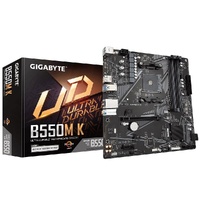 Gigabyte MBG-B550MK AMD AM4 M-ATX Motherboard 4x DDR4~128GB,1x PCIe x16, 1 x PCIe x1, 2x M.2, 4x SATA , 4x USB 3.2, 4x USB 2.0