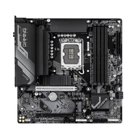 Gigabyte B760M GAMING X WIFI6E GEN5, Intel LGA 1700 m-ATX Motherboard, 4x DDR5 ~256GB, 2x PCI-E x16, 2x M.2, 4x SATA, 6x USB 3.2, 9x USB 2.0