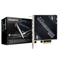Gigabyte CARD THUNDERBOLTS 5 1.0 add-in card?, Intel® JHL9580 Thunderbolt 5 controller?, Dual Thunderbolt 5 Ports, up