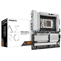Gigabyte TRX50 AERO D AMD Ryzen Motherboard 4x DDR5~256GB,2x PCIe x16 slots, 4x M.2, 8x SATA 6Gb/s connectors, 11x USB 3.2, 4x USB2.0, 2x
